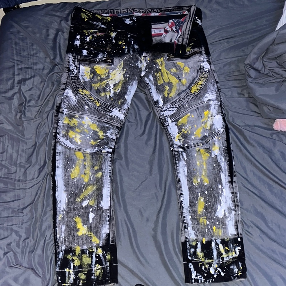 ROCKSTAR•Sushi•Slim•Painted•Distressed•Moto•Jeans